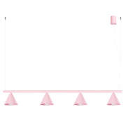 Lampadario NOX 4L rosa