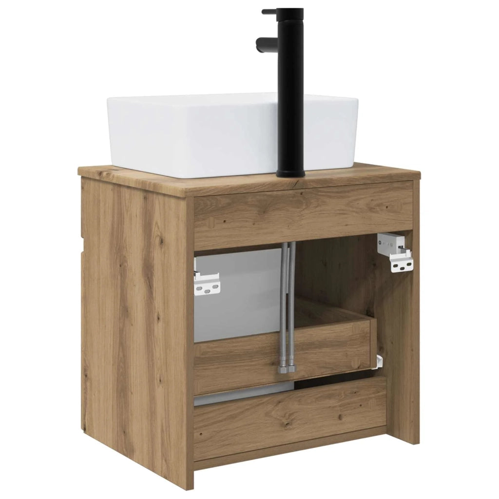 Mobile lavabo da parete Rovere Artigianale 49 x 41 x 63 cm