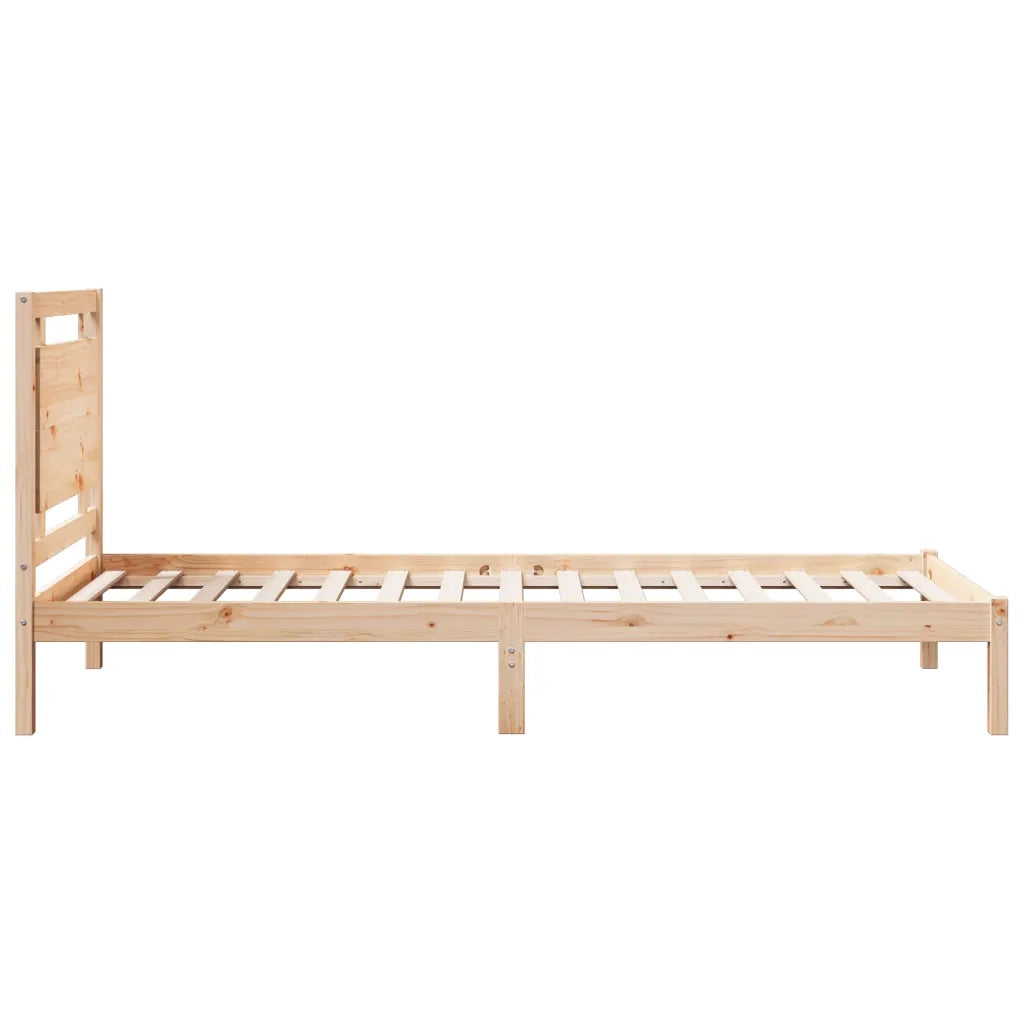 Giroletto Extra Lungo senza Materasso-Struttura Letto 100x210 cm Legno Massello 569842