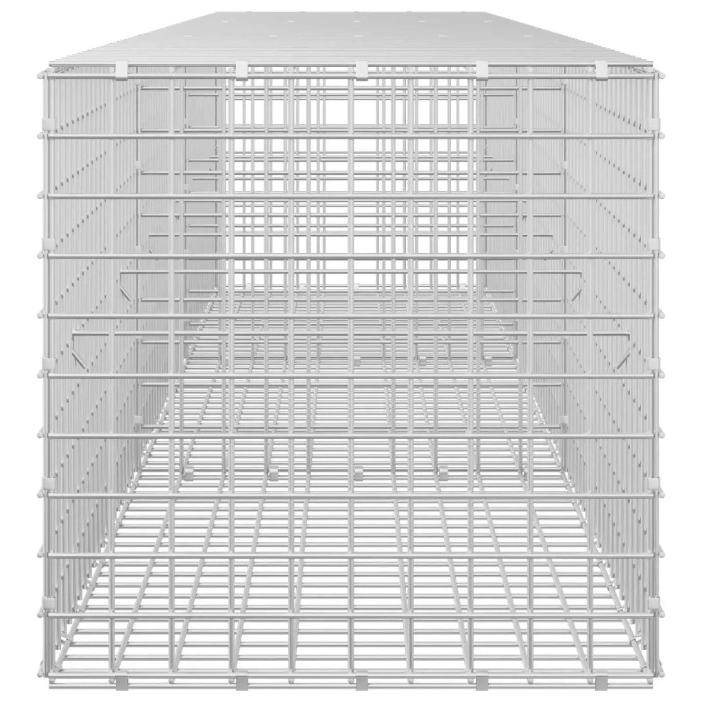 Gabione con filo da 5 mm e rete da 5x5 cm 300x50x50 cm 3464232