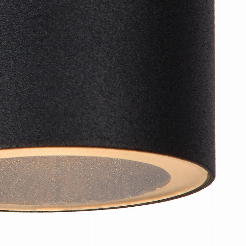 Applique esterna Lucide Arne-LED nera GU10 5W 2700K IP44