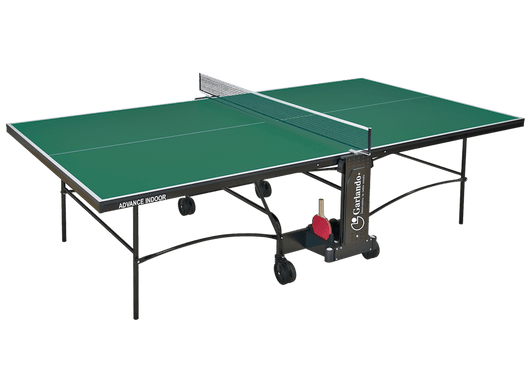 Tavolo da Pin Pong con Piano Verde e Ruote per Interno Garlando Advance Indoor