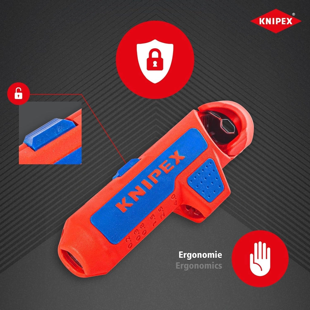 Spelacavi Universale Knipex Ergostrip 135 mm