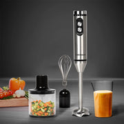 Trade Shop - Multirobot Da Cucina 400 Watt 3in1 Monta Trita Frulla Con 5 Velocità + Funzione Turbo -