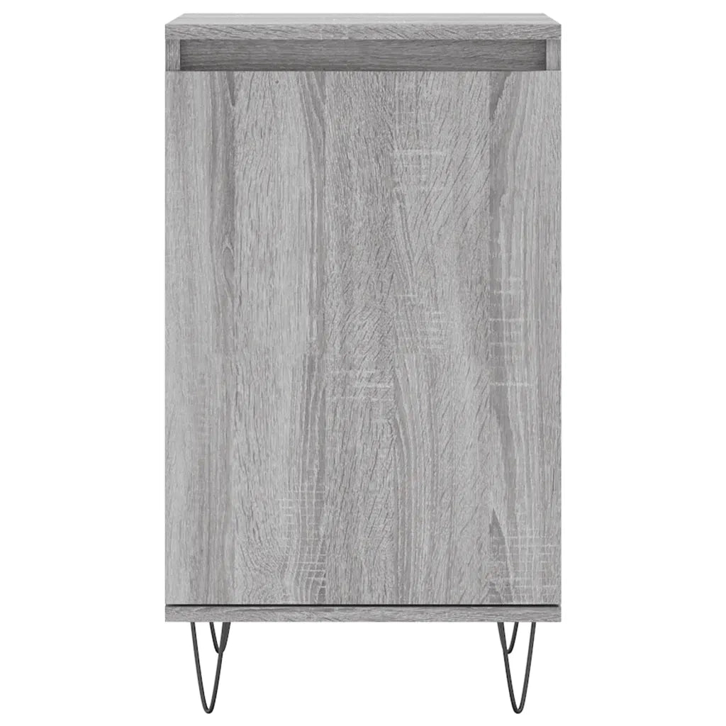 Credenze 2 pz Grigio Sonoma 40x35x70 cm in Legno Multistrato 831065