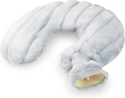 Kruik per Bagnoschiuma con copertura di velluto rimovibile - avvolgibile per bottiglie di acqua calda - corpo collo spalla - regalo per il bagno - ideale per capelli - grigio chiaro