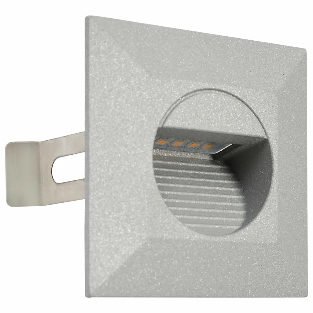 Lampade da Parete da Esterno a LED 6 pz 2 W Argento Quadrate CFW6748836