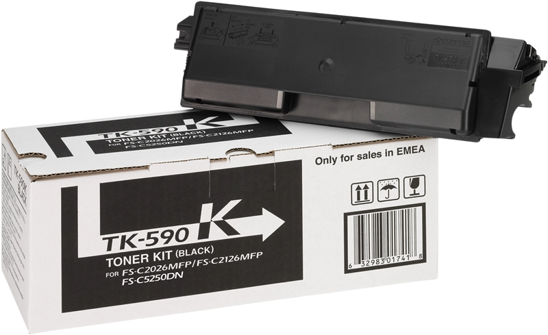 KYOCERA TK-590K cartuccia toner 1 pz Originale Nero
