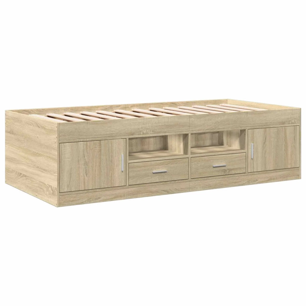 Telaio del letto con storage Rovere Sonoma 80 x 200 cm 3429494
