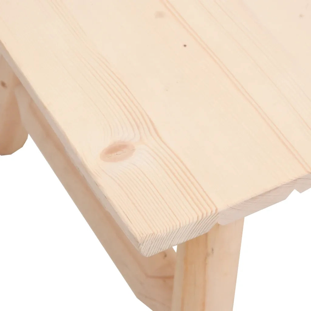 Set Divani da Giardino 5 pz in Legno Massello di Abete 3185529