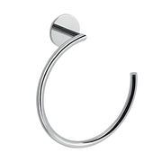 Portasalviette ad anello da muro in ottone e alluminio 3670 Gedy serie GEA Cromato