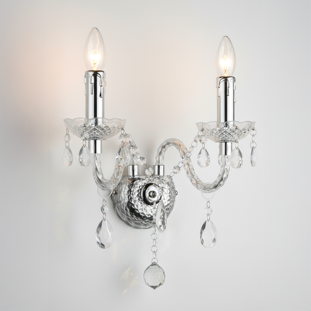 Lampada Da Parete Ebt017-2w Transparent