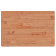 Piano Tavolo | Superficie Tavolo | Piano Scrivania 60x40x1,5cm Rettangolare Legno Massello Faggio