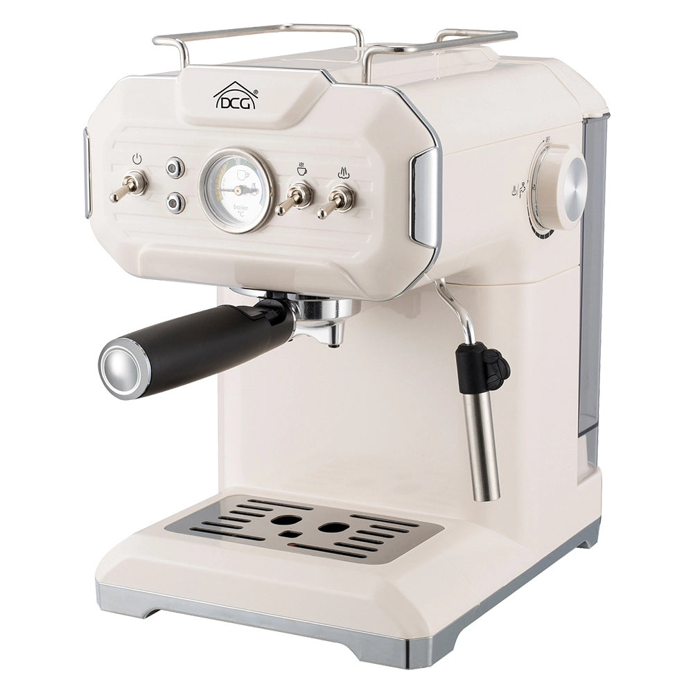 MACCHINA PER CAFFE' A CAPSULE CON CAPPUCCINATORE 850 W - bianco  - DCG