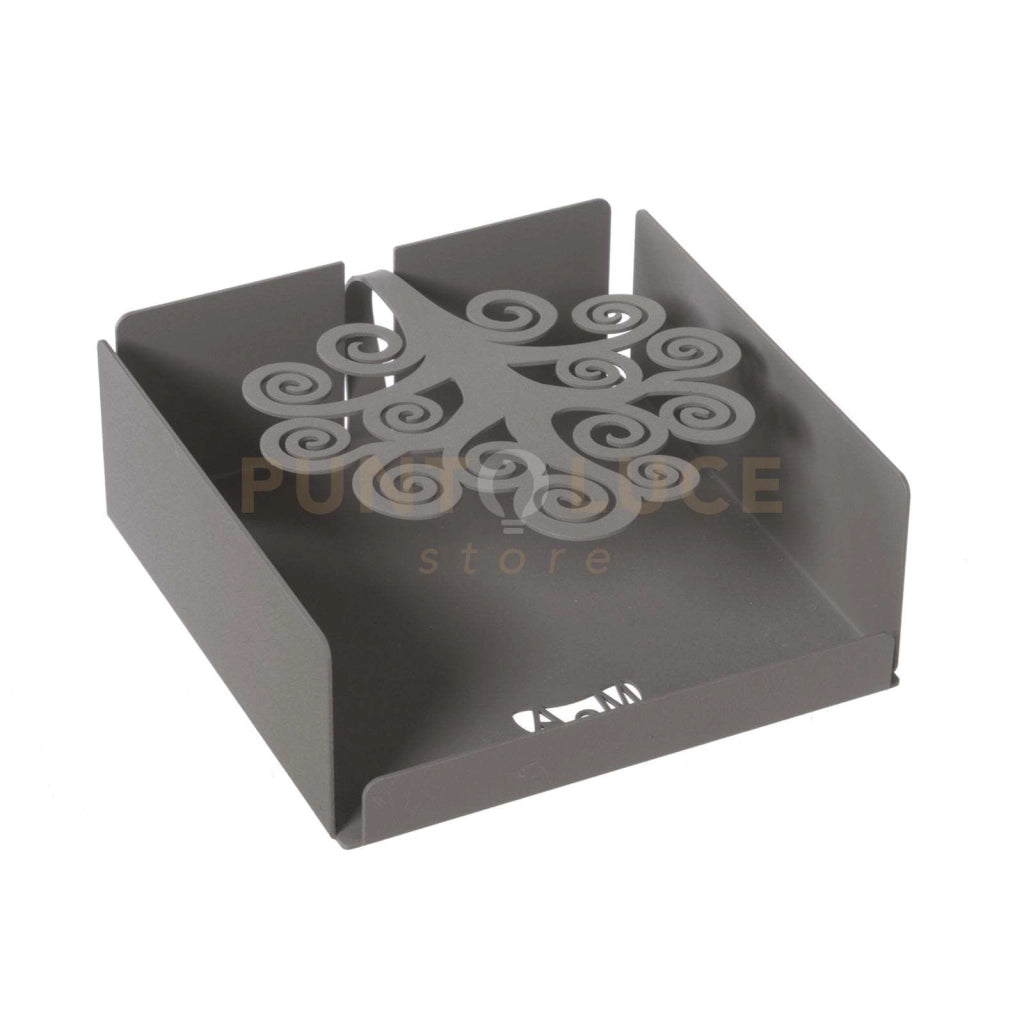 porta tovaglioli albero della vita Fango in Ferro 17x17x12cmh