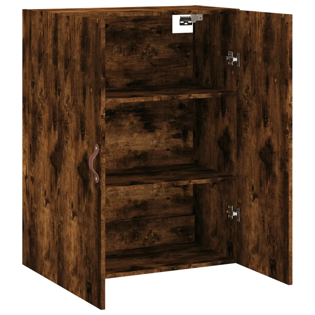 Mobile a Parete Rovere Fumo 69,5x34x90 cm 828401