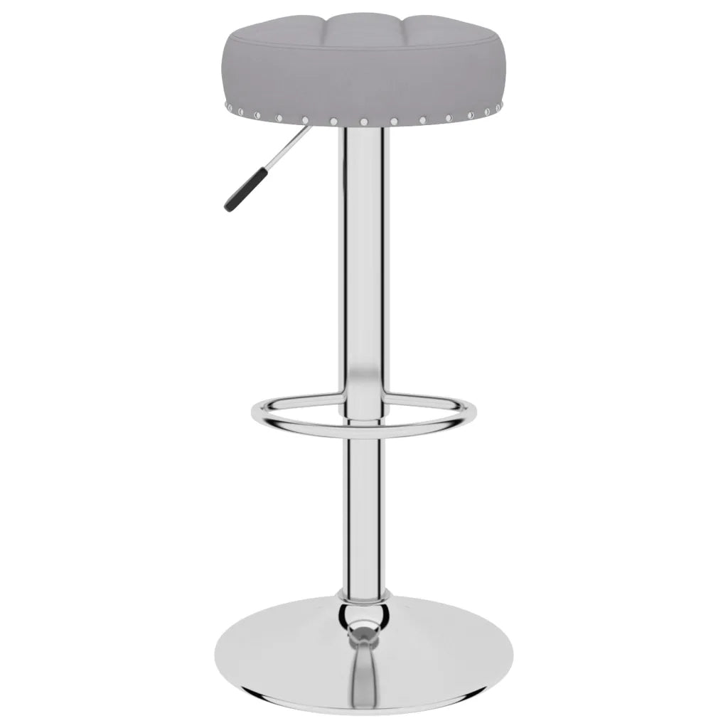 Sgabelli da Bar 2 pz Grigi in Tessuto cod mxl 57318
