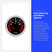 Spannometro digitale 52 mm - Auto Meter - Display a LED - Facile da installare - Alta sensibilità