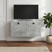 Mobile Porta TV da Muro Grigio Cemento 59,5 x 31 x 30 cm 898028
