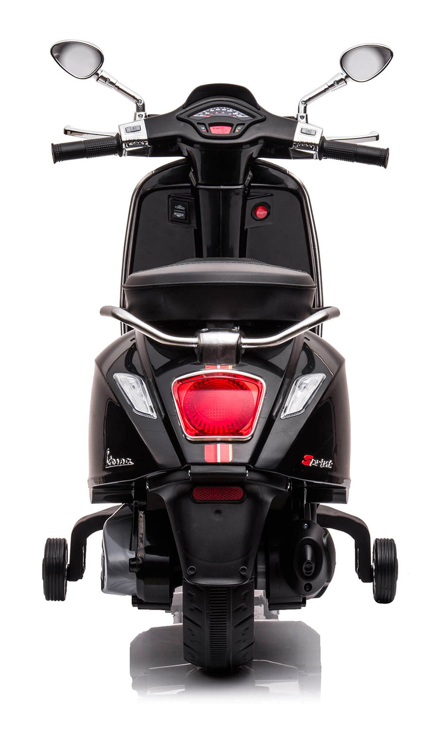 Scooter Elettrico per Bambini Licenza Ufficiale Piaggio Vespa 12V 4,5Ah Nero