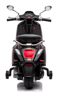 Scooter Elettrico per Bambini Licenza Ufficiale Piaggio Vespa 12V 4,5Ah Nero