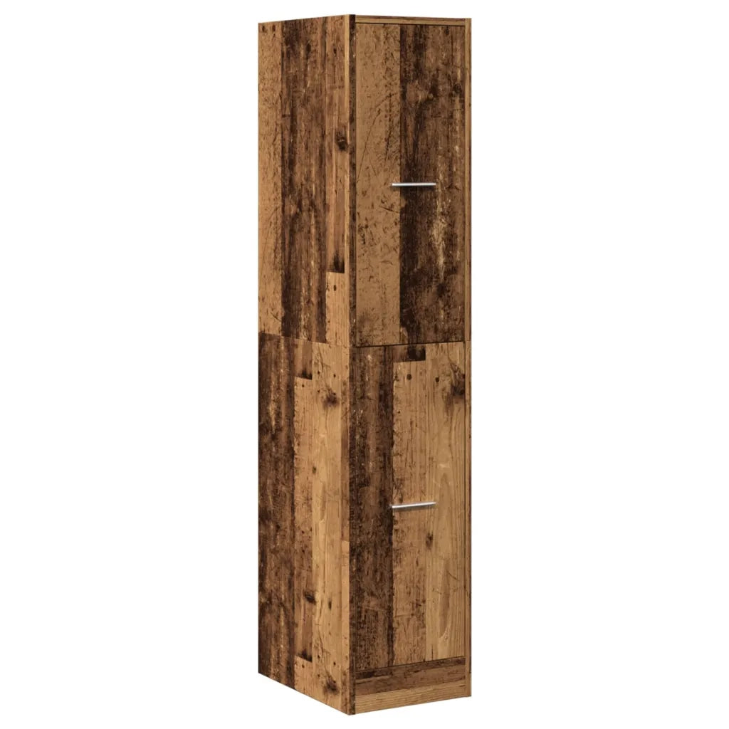 Armadietto da Farmacia Legno Vecchio 30x41x144,5 cm Truciolato