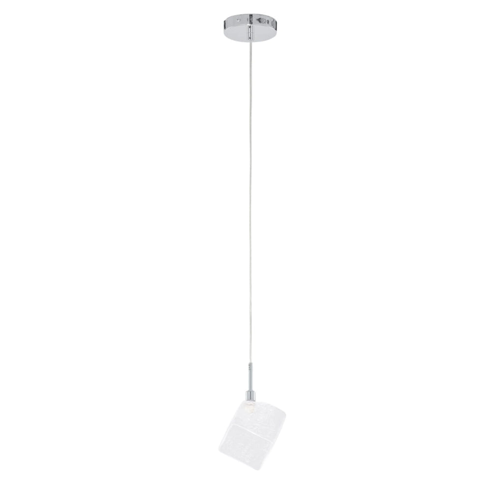 Lampada a sospensione Italux Zen cromo Ø12cm G9 28W