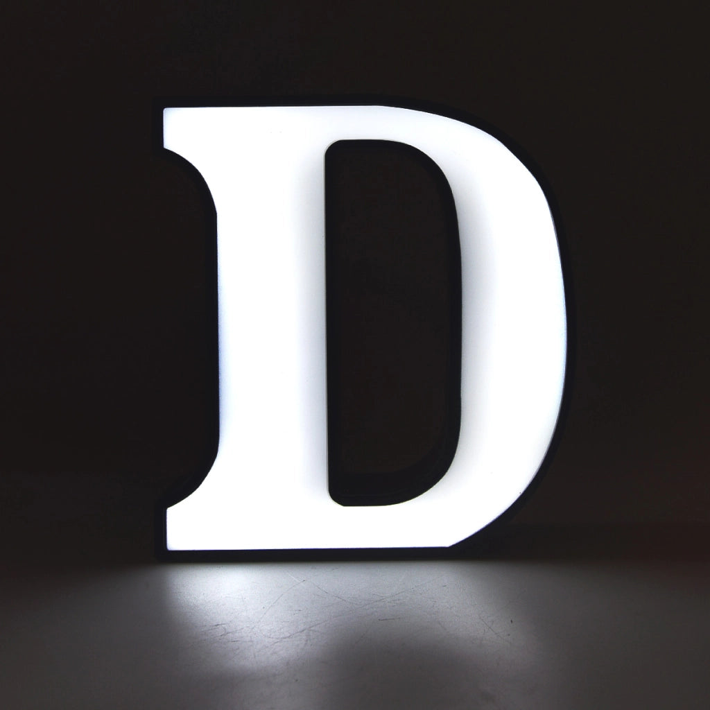 DECORAZIONE LUMINOSA LED A BATTERIA LETTERA D - IDEALE PER EVENTI COMPLEANNI E DECORAZIONI PER LA CASA
