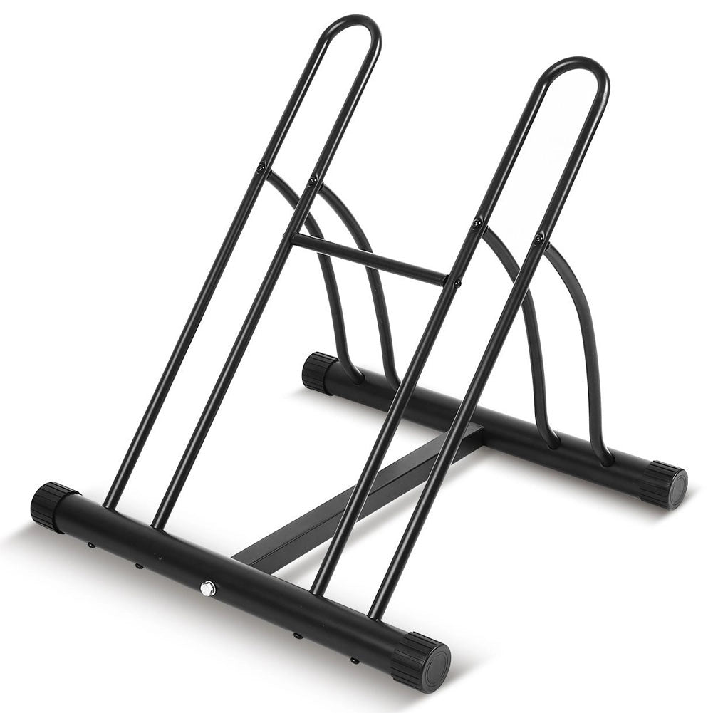 Rastrelliera Porta Bici 2 Posti Multipla Cavalletto Parcheggi Biciclette Acciaio