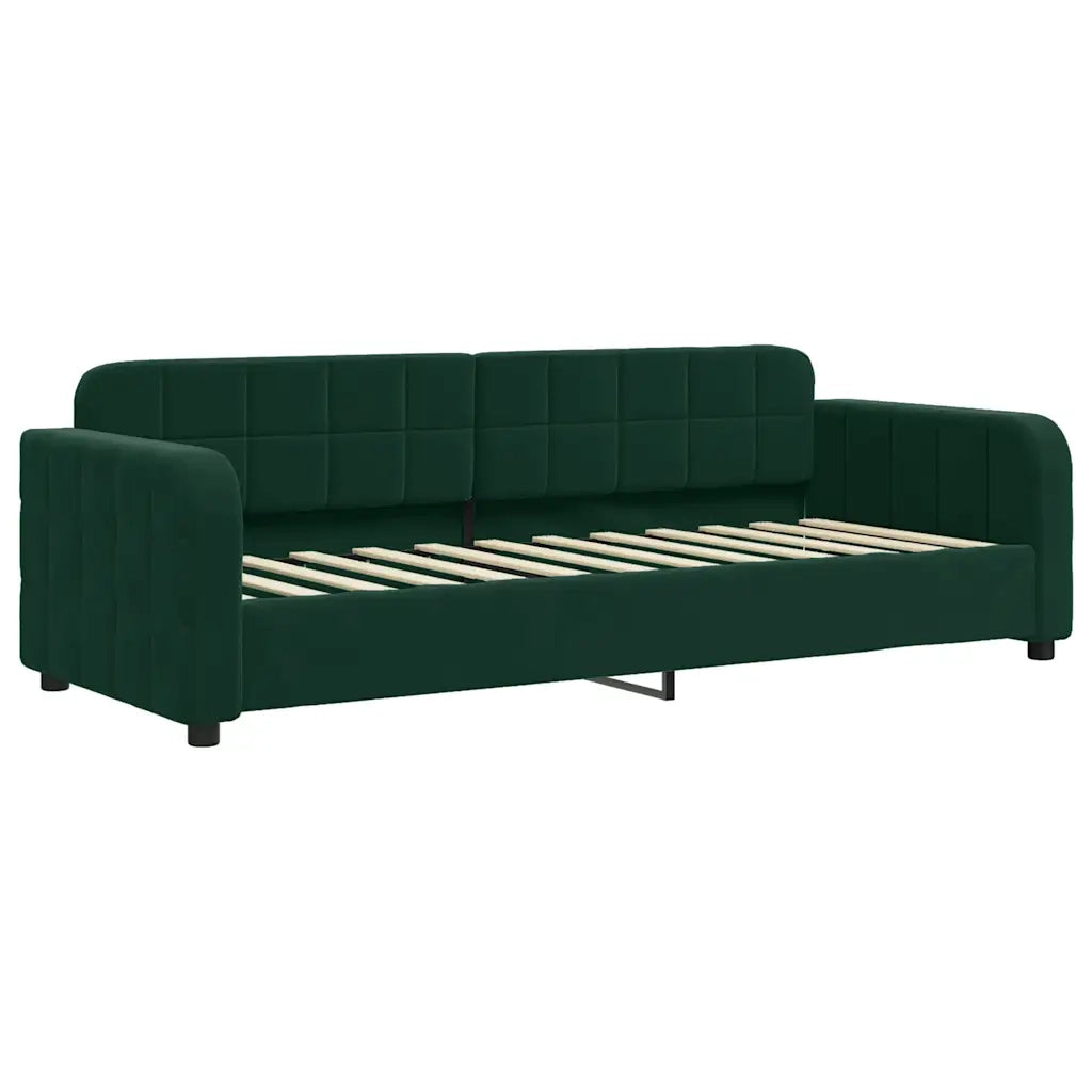 Letto da Giorno Verde Scuro 80x200 cm in Vellutocod mxl 81890