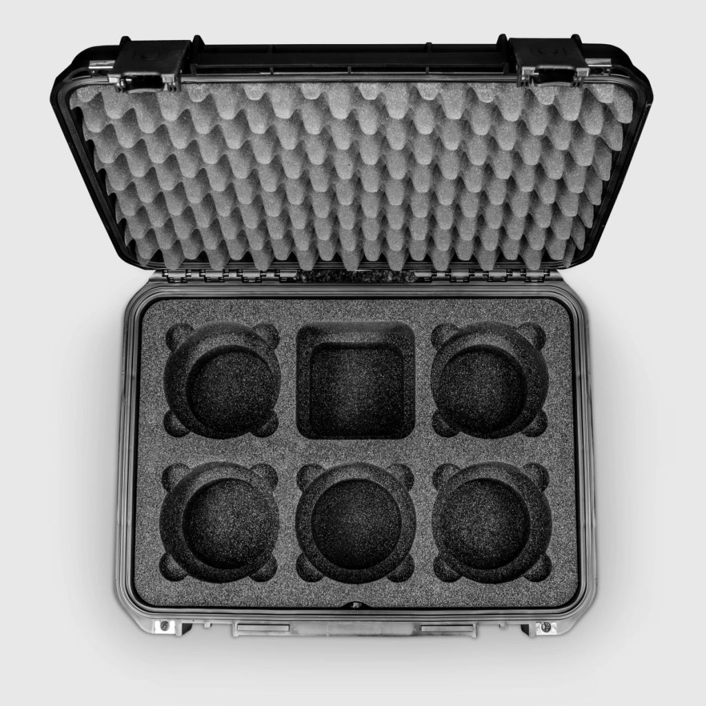 SKB CF Custodia con inserto 5 obiettivi Borsa impermeabile per il trasporto con valvola di equalizzazione della pressione per accessori fotografia