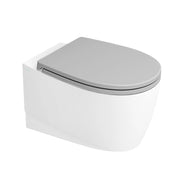 Copriwater wc soft close con cerniere regolabili originale per sanitari Demy Dolomite