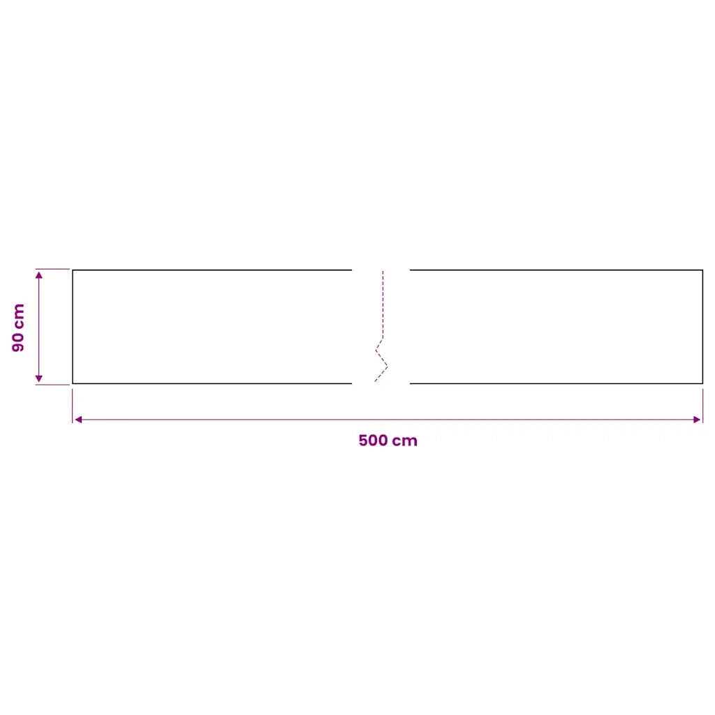 Pellicola Autoadesiva per Mobili Bianca 500x90 cm in PVC CFW1223883