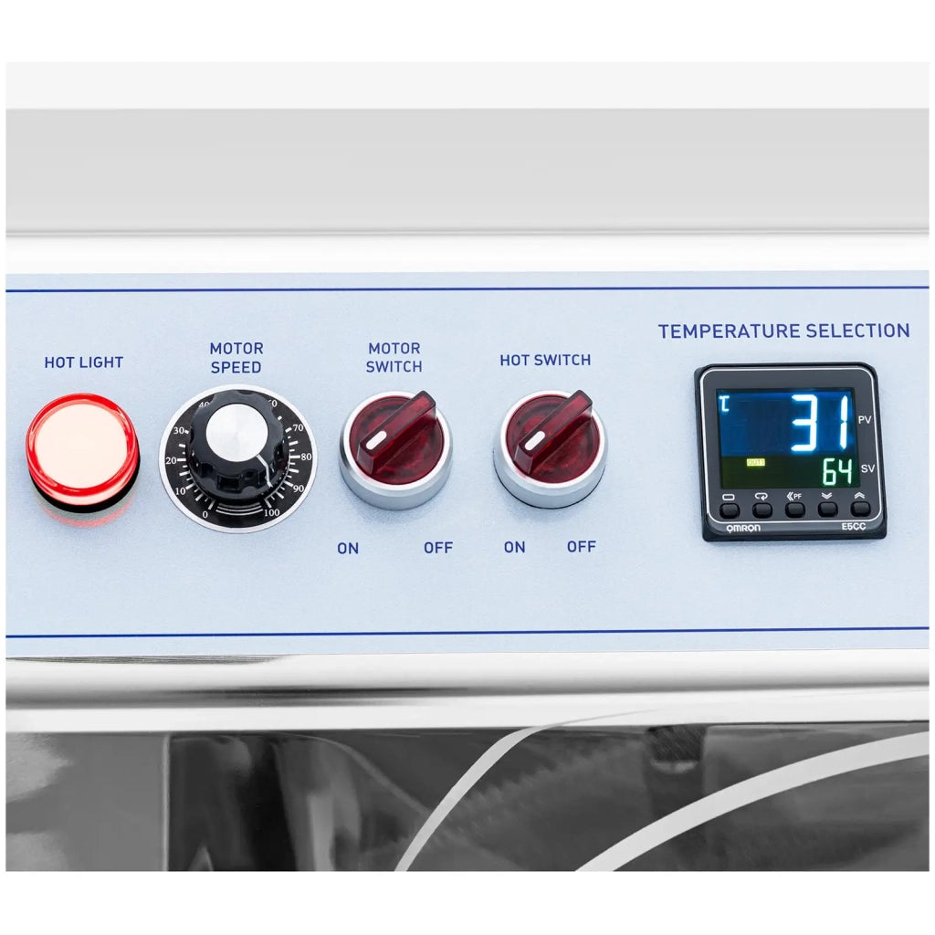 Temperatrice per cioccolato in acciaio inox 750 watt 8 litri acciaio inox argento 14_0010117