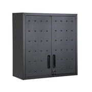 Mobile alto contenitore per garage, nero