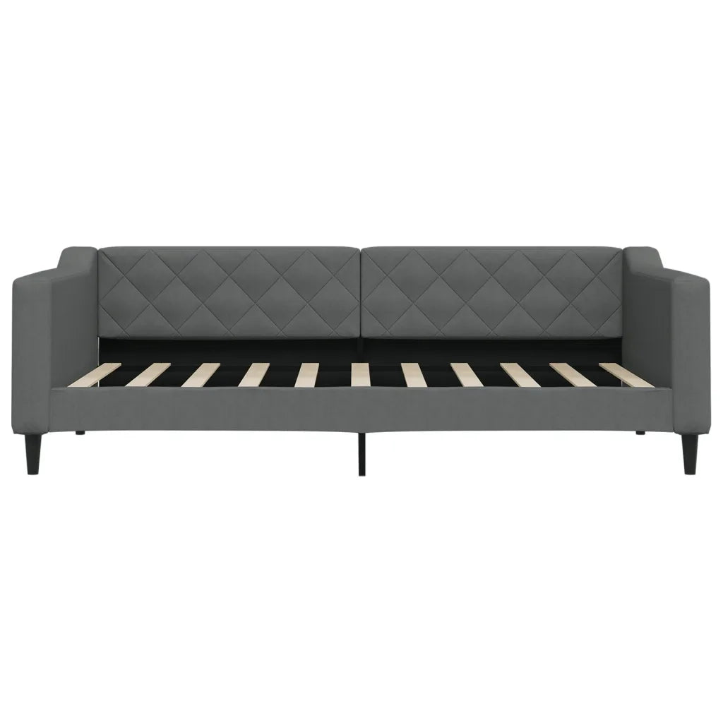 Divano Letto con Letto Estraibile-Sofa Letto-Daybed Grigio Scuro 90x190cm Tessuto 549001