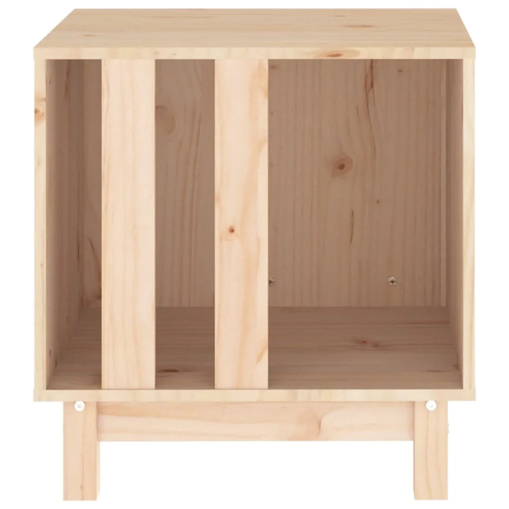 Cuccia per cani 50 x 40 x 52 cm in legno massello di pino marrone 02_0043440