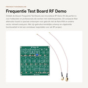 Pannello di prova di frequenza - Kit di attenuazione di filtro - Impianto di demo RF - Modulo di prova NanoVNA - Analizzatore di rete vettoriale - Modulo di attenuazione di filtro - Pannello di prova
