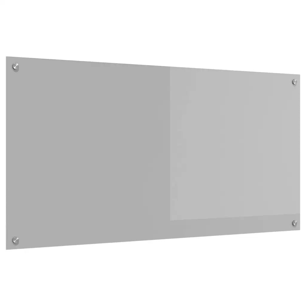 Schienale da cucina Grigio chiaro 120 x 60 cm vetro temperato 42001309