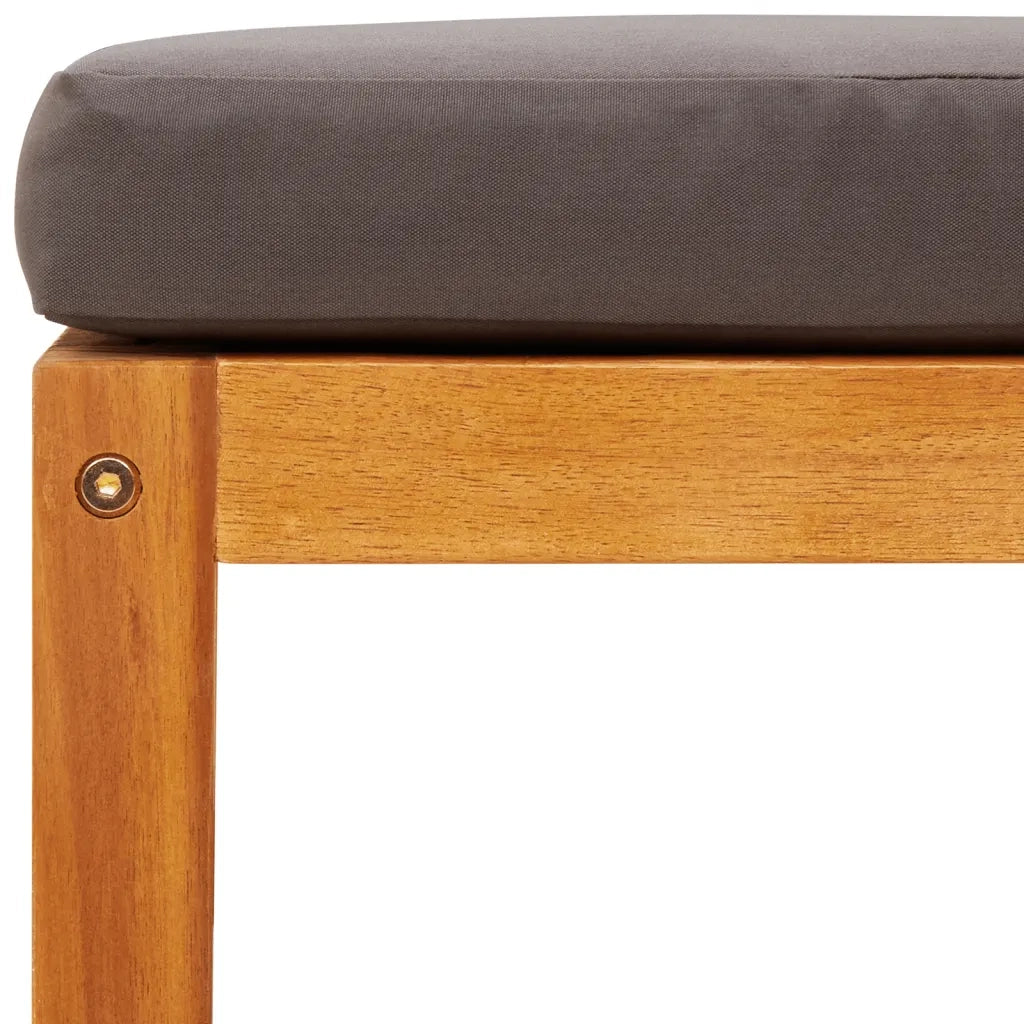 Set di divani da giardino 4 pezzi con cuscini in legno di acacia e rattan 3278912
