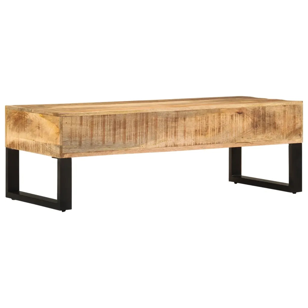 Tavolino da Salotto 110x50x38 cm in Legno Massello di Mango 282760