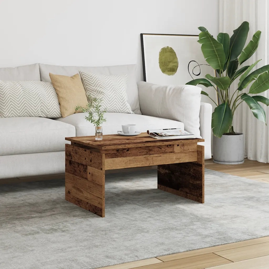 vidaXL Tavolino da Salotto Legno Antico 68x50x38 cm in Truciolato