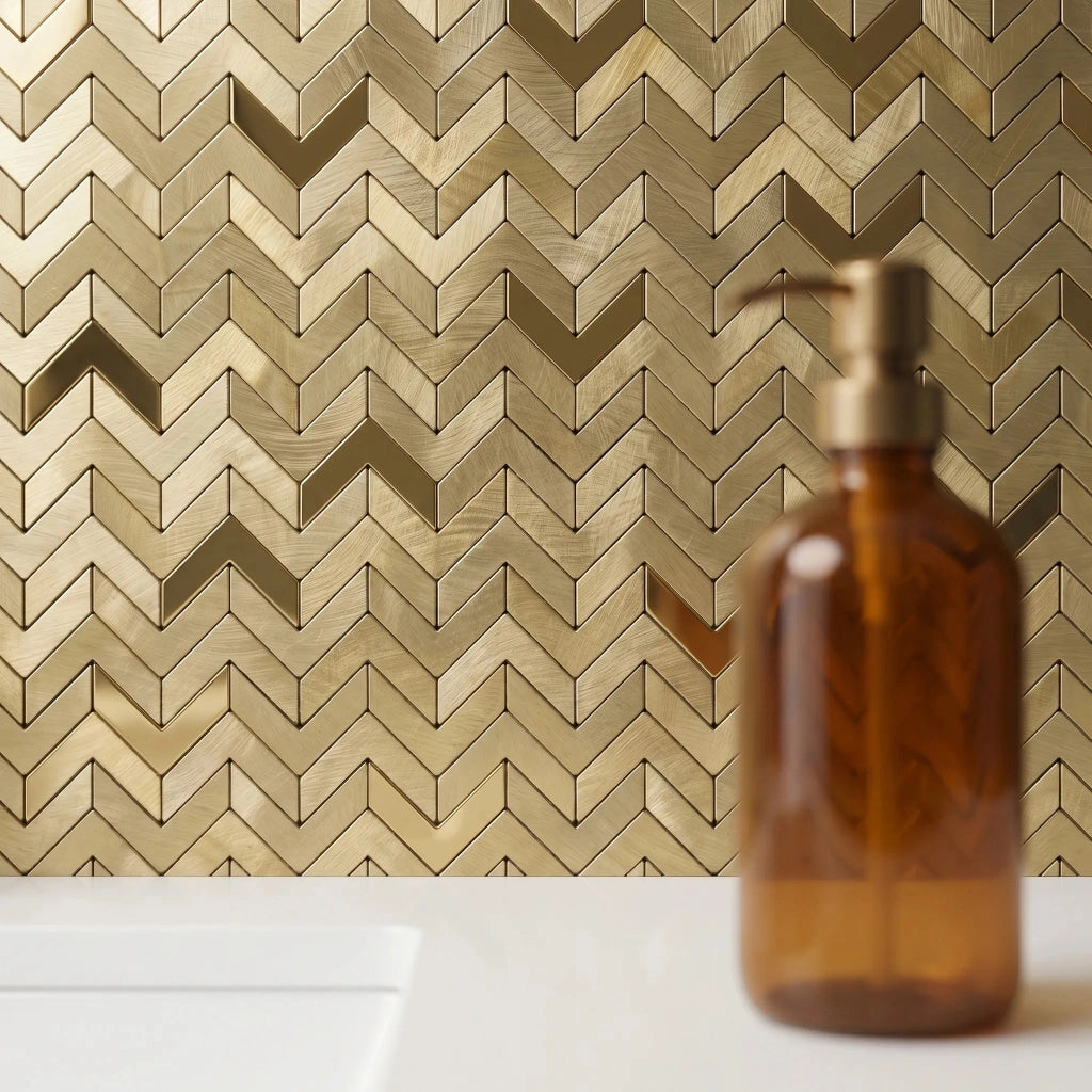 Mosaico Rea P14453a Brush Gold