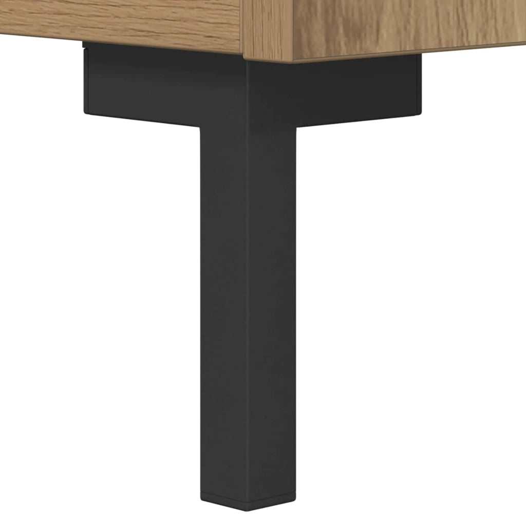 Credenza | Madia | Buffet da pranzo | Armadio da pranzo con cassetto Rovere artigianale 69,5 x 34 x 90 cm