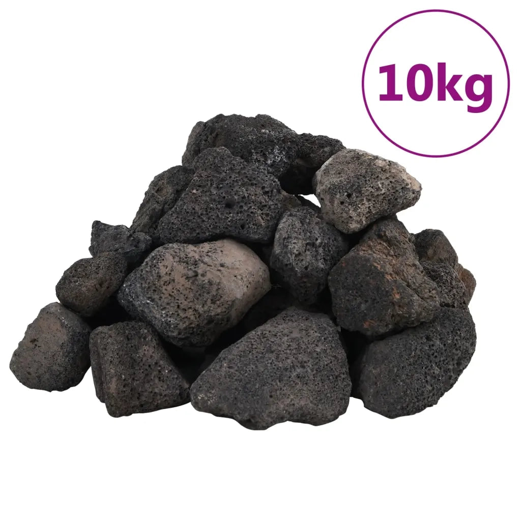 Rocce Vulcaniche 10 kg Nere 5-8 cm CFW2391623