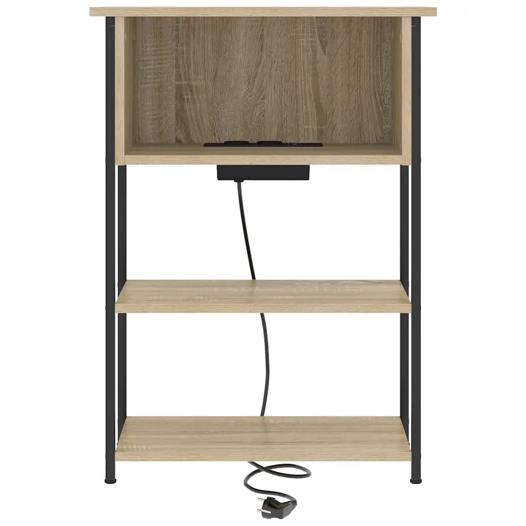 vidaXL Armadio da Notte rovere sonoma 55 x 31 x 76 cm