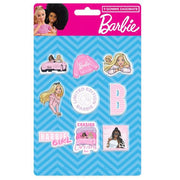 Trade Shop - Kit Gomme Per Cancellare 9pz Sagomate Tema Barbie Cancelleria Per Bambine Scuola 955364 -
