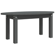 Tavolino da salotto | Tavolino da caff¨¨ | Tavolino da Soggiorno Grigio 80x40x35 cm Legno Massello di Pino