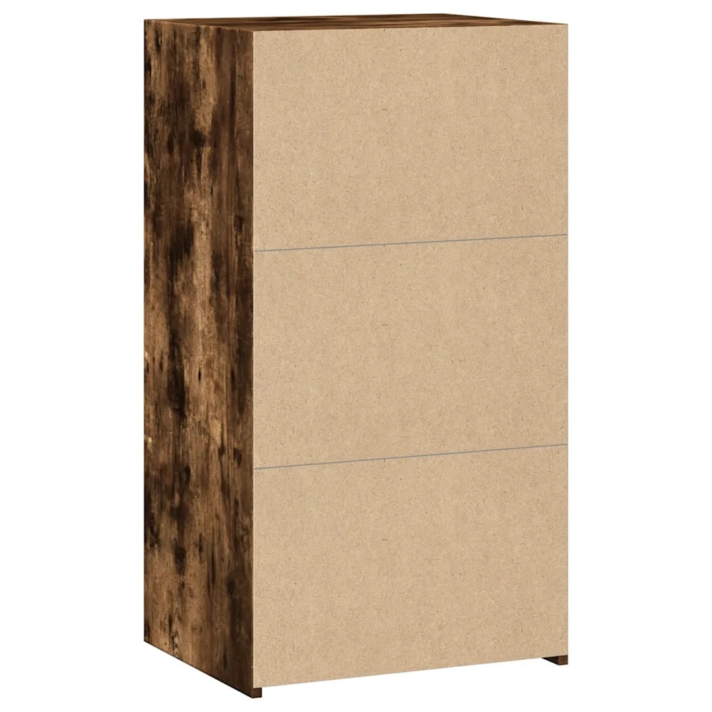 Credenza | Madia | Buffet da pranzo | Armadio da pranzo Rovere Fumo 50x41x93 cm in Legno Multistrato