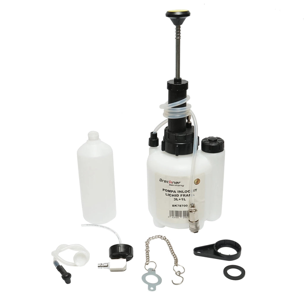 Pompa per spurgo e cambio olio freni 3L+1L, Breckner Germany.
